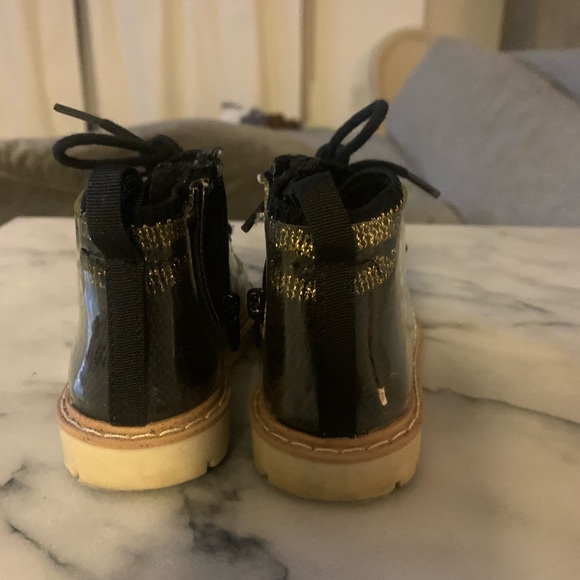 Zara Lace Up Boots w/side zip - Picture 4 of 4